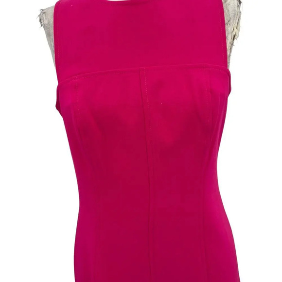 LIKELY Cordelia Dress in Fuchsia‎ Hot Pink Sleeveless Size 8 - Picture 4 of 14